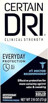 Certain Dri Everyday Strength Clinical Antiperspirant Deodorant, 2.6 ounce (Pack of 9)