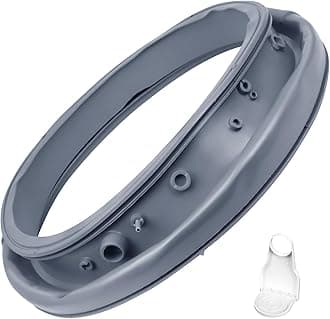 Upgraded DC97-16140P DC97-19755A Washer Door Gasket Boot Seal Bellow Diaphragm Compatible with Samsung Front Load Washer Door Seal WF45N5300AW/US WF45M5500AZ/A5 WF45K6200AW/A2 WF45K6300AW/A2 Parts