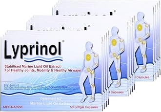 Pharma Lyprinol® Pcso-524® 50 Capsules New Zealand Green Lipped Mussel Extract Oil Joint Health Support & Mobility (Pack of 16)