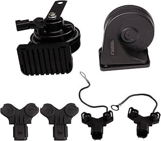 Car Horn Compatible with Honda and New civic, 12V Waterproof Snail Horn, Super Loud Horns 128db High/Low Tune(Replacement for Honda)