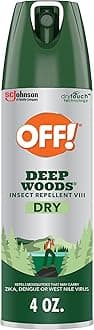 Deep Woods Insect Repellent Aerosol, Dry, Non-Greasy Formula, Bug Spray with Long Lasting Protection from Mosquitoes, 4 oz