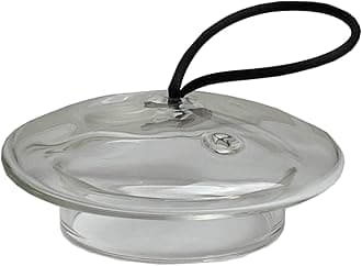 Creano Jumbo Tea Cup with Handle and Integrated Stainless Steel Strainer, Glass lid and Saucer - 15oz (450ml)