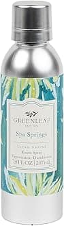 Greenleaf Gifts Spa Springs Scented Room Air Freshener Spray | Non-Aerosol 7 oz Spray | Fresh Scented Air Freshener for Home | Home Fragrance for Bedroom & Bathroom