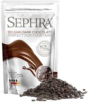 Sephra Belgian Couverture Fountain Ready Chocolate Callets - Dark (907g)