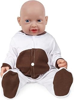 23 inch Silicone Reborn Baby Dolls Anatomically Correct Lifelike Silicone Newborn Baby Doll for Children Birthday Gift - Girl