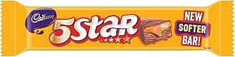 Cadbury 5 Star Chocolate Bar, 40 gm (Pack of 28)