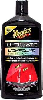 Meguiar's Ultimate Compound Colour & Clarity Restorer 450ml for Hand or Machine Polisher Application - G17216EU (Packaging may vary)