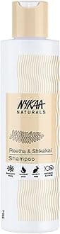 Nykaa Naturals Reetha & Shikakai Shampoo for Dull & Brittle Hair - A Nourishing Cleanser to Revive Dull Hair and Prevent Brittleness - Paraben and SLS/SLES Free with 100% Natural Actives