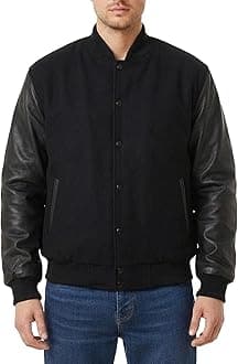 Hotline Miami Varsity Letterman Brown Wool Letter B Patch Flight Bomber Jacket