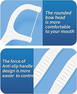 Dental Floss - 600 Pcs Toothpicks, Teeth Stick, Floss Picks for Teeth Cleaning (600 Picks)