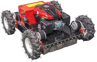 Remote Control Lawn Mower Electric Start 30° Climbing Four-Wheel Drive 7.5HP All Terrain Grass Cutter Yard Mower (HW-196-55JY)