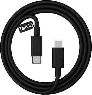 25W Super Fast Type C to USB C Tablet Charger Cable Compatible for Samsung Galaxy Tablets S10/S10+/S9/S9+/S8/S7/Ultra/Plus/Fe/Fe+/5G/S6 Lite, Tab Wire Support C to C 25 w Charging Adapter Cord, Black