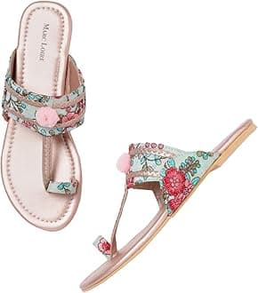 Marc Loire Women's Slip on Casual Flat Sandals Fashion