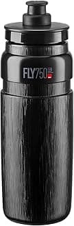 Elite S.R.L. Unisex - Adult Elite Fly Tex Water Bottle, Black, 750 ml