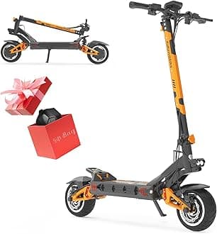 KuKirin G3PRO/M4PRO/G4 Electric Scooter for Adults, 2400W Powerful Motor Up to 40MPH, 10.5" Off Road Tires 52V/23Ah Large Capacity, KUGOO Kirin Folding Fast e Scooter for Adult