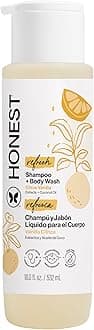 2-in-1 Cleansing Shampoo Body Wash Gentle for Baby Naturally Derived, Tear-free, Hypoallergenic, Citrus Vanilla Refresh, 18 fl oz