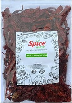 Kashmiri Chilli | Chillies Dried Whole Premium Quality Free UK P&P 25g-950g (200g)