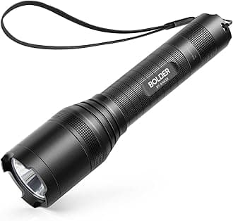 Anker Rechargeable Bolder LC90 LED Flashlight, Pocket-Sized Torch with Super Bright 900 Lumens CREE LED, IPX5 Water-Resistant, Zoomable, 5 Light Modes