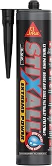Sika Stixall – Extreme Power Sealant and Adhesive – Waterproof – Black – 290ml