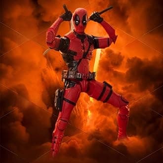 HiPlay ZD Toys Dead Poll, The Movie Edition, 1/10 Scale Collectible Action Figure Full Set