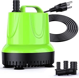 FREESEA Fountain Submersible Water Pump: 1100 GPH 100W Small Sump Pump for Outdoor Pond Hydroponic Statuary Waterfall Aquarium Fish Tank