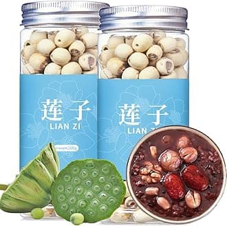 Lotus Seeds Dried Lotus Seed White Lotus Seeds Lian zi Natural Herbal Tea Cooking Porridge and Soup Raw Material 莲子 白莲子 煲汤煮粥 14.1oz/400g