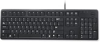Dell KB212-B Quietkey USB PC / Mac, Keyboard