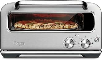 Sage - The Smart Oven Pizzaiolo – 12" Countertop Pizza Oven, 400°C, 7 Presets, Brushed Stainless Steel – Authentic Wood-Fired Style Pizza in 2 Minutes - UAE Version, 2 Year Manufacturer Warranty