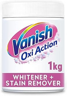 Fabric Stain Remover, Oxi Action Powder Crystal Whites, 1 kg