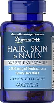 Hair Skin Nails One Per Day Formula60 Softgels, 60 Count (55554)