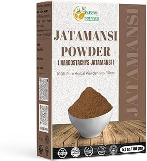 Herbs Botanica Jatamansi Root Powder Organic Nardostachys Jatamansi For Hair Growth Spikenard Stress Relief Formulation Natural Rhizome 5.3 Ounce / 150 Gms