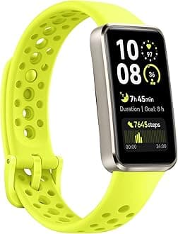 HUAWEIBand 10 Smartwatch up to 14 Days Battery Life iOS Android Average Sleep HRV Sleep Insights with an AI-Powered Fitness Monitoring Tracker Sleep Breathing (Aluminium Alloy case, Green)