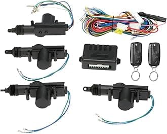 Universal Car Door Lock Keyless Entry System Remote Central Control Locking Kit with Trunk Release Button