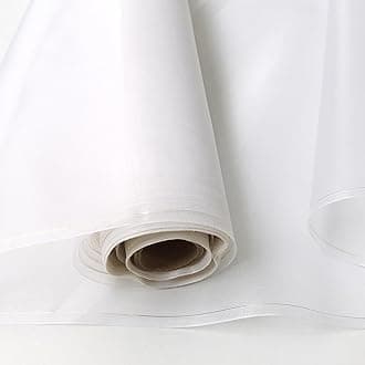 100cm*114cm Pure White Mulberry Silk Organza Fabric Tecido Fashion Gauze Silk Fabric Veil Tulle Lining Material (Pure White)