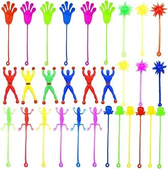 Multi-Color and Multi-Style Stretchy Sticky Toys Funny Mini Stretchy Hands Toys for Themed Party Favors