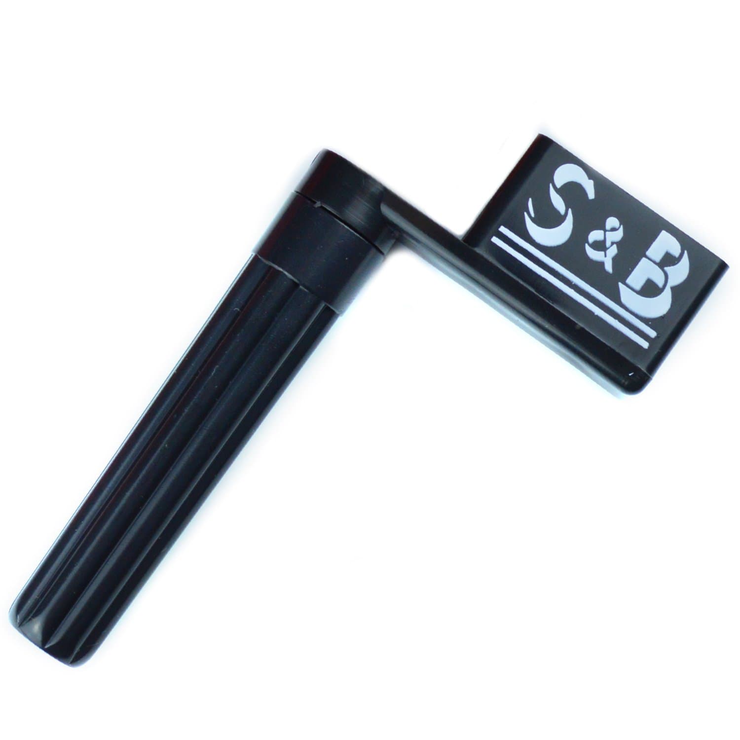 String Winder & Peg Puller for Electric Acoustic Guitar/Telecaster Compatible String Tree Retainer - Black