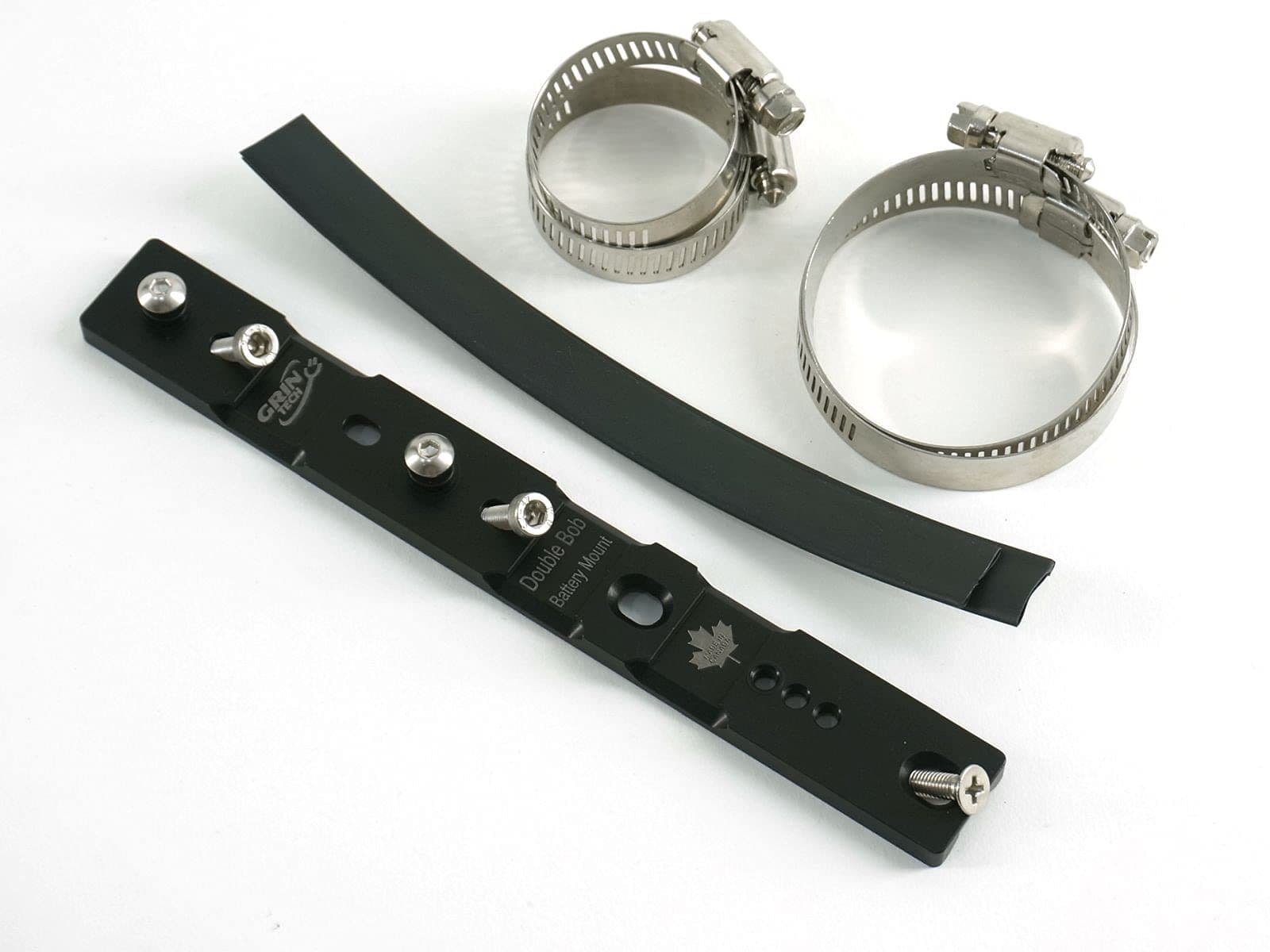 Grin Technologies Tech Double Bob Ebike Battery Anchor Bracket Mount for Secure Mounting of Downtube Batteries. - Mounts Anywhere on The Tubes.