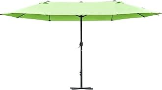 Outsunny 4.6m Garden Parasol Double-Sided Sun Umbrella Patio Market Shelter Canopy Shade Outdoor with Cross Base