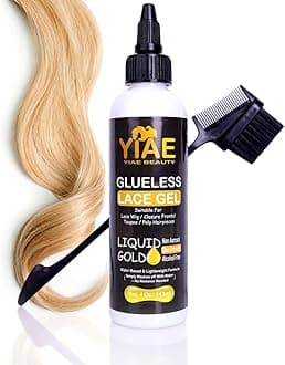 Glueless Lace Gel, Complement & Alternative to Wig Glue, Temporary Hold For Lace Wigs and Hair Systems and Styling Agent For Baby Hairs, Skin-Friendly & Alcohol Free & Water Based Formula-113ml