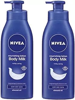 Nivea Body Milk Nourishing Body Lotion 400ML Each (Pack of 2) (800 ml)