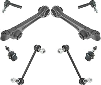 TRQ Front Steering & Suspension Kit Ball Joint Control Arm Sway Bar Stabilizer Link Tie Rod Compatible with 2011-2022 Chrysler 300 Dodge Challenger Charger