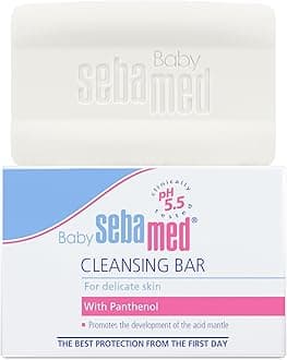 Baby Sebamed Cleansing Bar | 100g | pH5.5 Value | No tears formula | Can be used from Day 1