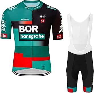 2023 World Tour Pro Team Cycling Jersey Set,Men's Breathable MTB Bike Shirt Bib Short Kits GEL Paddad