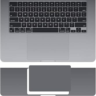 CaseBuy MacBook Air 15 inch PalmRest Protector for 2023 MacBook Air 15" M2 Chip A2941 Anti-Strach Wrist Rest Decal Sticker Keyboard Cover Skin for MacBook Air 15 -Space Grey