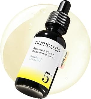 No.5 Vitamin Concentrated Serum, Dark Spot Care, Glutathione & Vitamin Serum, Korean Skincare, Tranexamic Acid 4%, Niacinamide 5%, for a Radiant-Looking Glow 1.01 fl oz