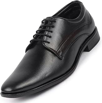 FAUSTO Men's Formal Office Dress Lace Up Derby Shoes