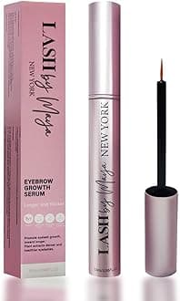 Eyelash Growth Serum with Natural Formula，Lash By Maya Serum Gentle & Vegan，Lash Essence for Eyelash Growth: Achieve Longer, Thicker, and Fuller-Looking Lashes 0.18Fl Oz (5.5ml)