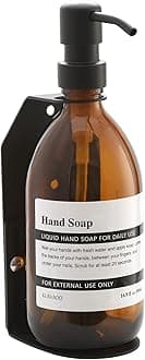 Single soap dispenser wall mounted set