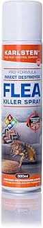 Karlsten Flea Spray For The Home Flea Treatment Killer Spray Kills Dust Mites & Bed Bugs Rapid Advanced Elimination Targets Fleas, Larvae, and Eggs for Complete Pest Control" 300Ml