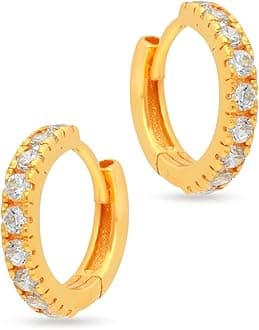 Malabar Gold & Diamonds Gold Earrings for Women 22k Gold Pure | 22kt (916) BIS Hallmark Gold Earrings | 22 k Gold Stud Earrings for Birthday, Wedding, Anniversary & Women's Day Gift
